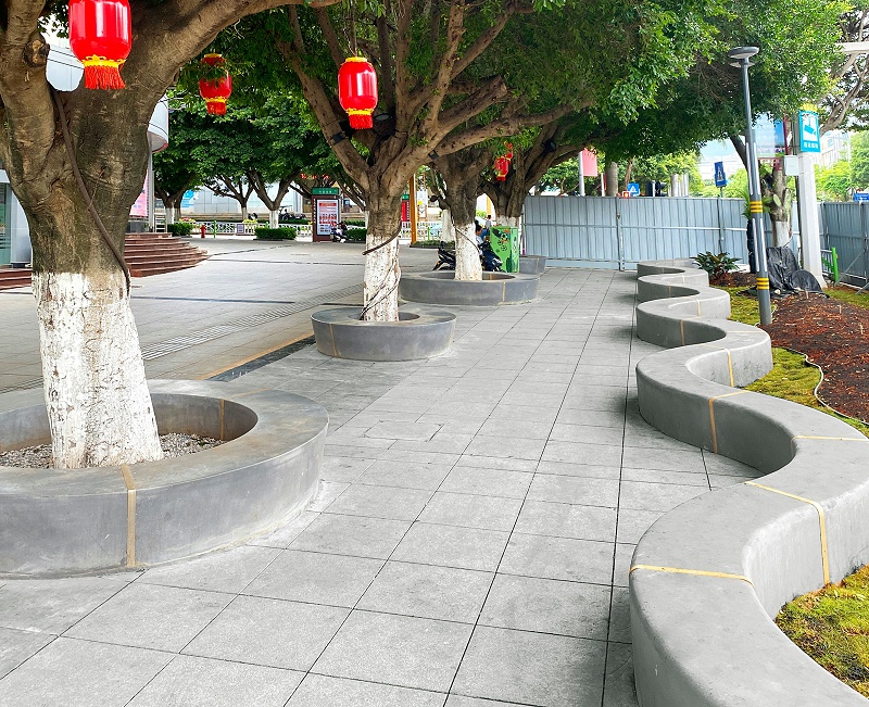 仿石景觀坐凳
